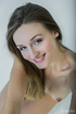 cute babe pose topless