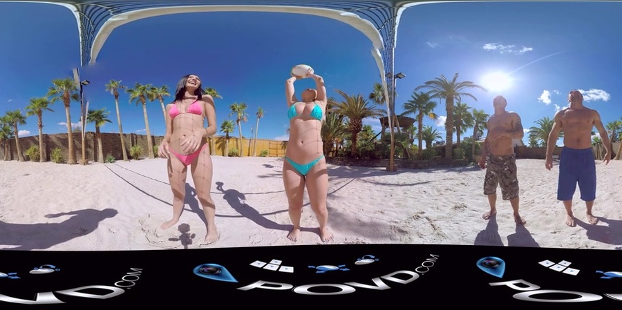 Chicks have fun at the beach before fucking - XXX Dessert - Picture 2