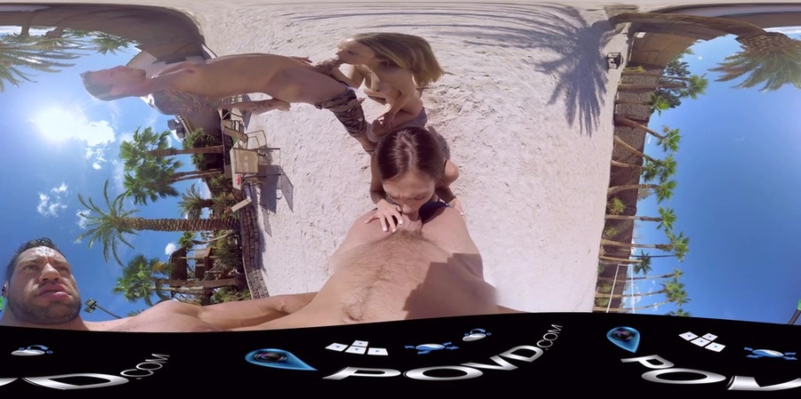 Chicks have fun at the beach before fucking - XXX Dessert - Picture 6