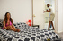 Two hot wives get shared between their husbands in an orgy.
