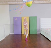 Lusty fucker bones a nice blonde minx and cums inside of her snatch