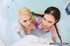 Luscious babes in blue and in pink bikini gets their steaming hot bodies