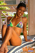 foxy ebony displays her