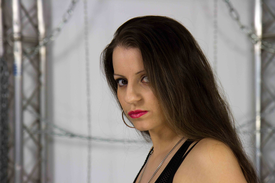 Babe dressed as a young student gets horny with a chubby phat raven - XXXonXXX - Pic 12