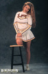 smoking hot cheerleader pose