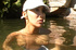 Sexy asian babe out hiking plays around in nature for fun