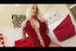 sexy blonde babe red