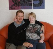 Chubby blonde with huge natural boobs gets fucked by a horny stud