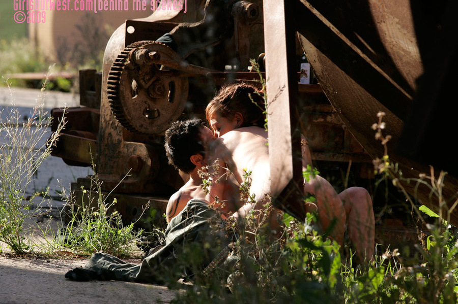 Banging lesbians pose topless and bares the - XXX Dessert - Picture 2