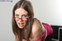 steaming hot secretary with