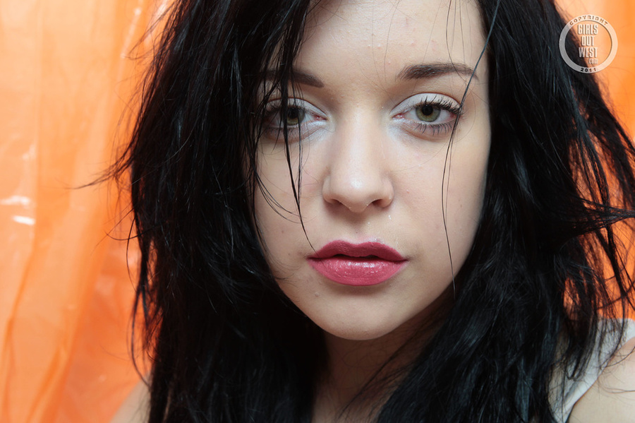 Indulging babe gets her luscious body wet as she takes a bubble bath before she peels off her white shirt then shows her juicy boobs wearing her black bra and white panty. - XXXonXXX - Pic 1