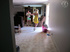 foxy blonde displays with
