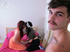 lusty babe makes out