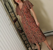 Upskirt shots from a classy MILF in a pink negligee