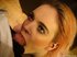 Pierced nipples blonde in white socks riding older guys cock on the chair