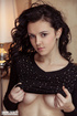 foxy babe peels off