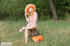 alluring redhead teases with