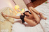 alluring babe seduces with