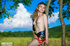 foxy babe displays her