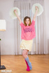 foxy cheerleader takes off