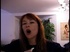 Cross-eyed redhead in a blue t-shirt sucking cock