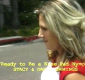 Tramp stamp blue-eyed blonde sucking cock and riding it