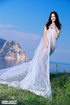 alluring hottie with long