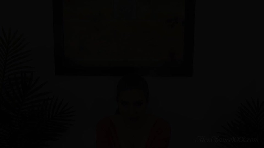 Fat-ass pale brunette masturbating on a table - XXXonXXX - Pic 1
