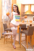 foxy chick displays her