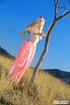 steaming hot blonde pose