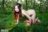 steaming hot redhead peels