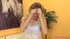 blue panties blonde with