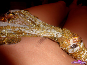 Blue-eyed teen in a belly dancer get-up  - XXX Dessert - Picture 10