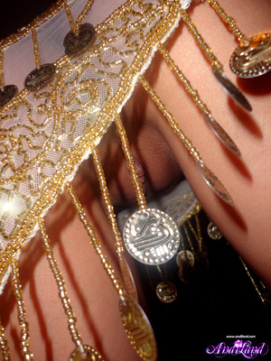 Blue-eyed teen in a belly dancer get-up  - XXX Dessert - Picture 12