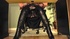 Nasty chick in high leather boots and black stockings rubbing and toying