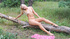 naked blonde teasing naked