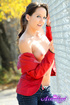 crazy brunette walks around