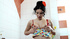 black haired beauty with
