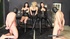 Three red lipped gfs in tight leather outfit dominating and teasing two