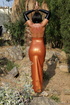 tight latex dress and