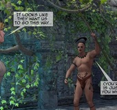 Mayan tribe tries to capture white people.Maya Adventure By Feather