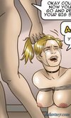 Blonde tied with rope and peed on by a guy.Slave Fair Year Three By Erenisch