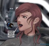 Space adventurer hottie gets zapped.The Alien Invasion By Feather
