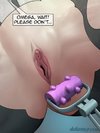 Naked blonde gets tortured by a kinky mechanical alien being.The Alien