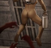 Skintight spacesuit hottie continues her rescue mission.The Proto Part