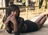 ebony teen with black