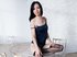 asian girl with black