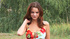 redhead teen pulls down