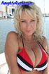 wild curly haired blonde