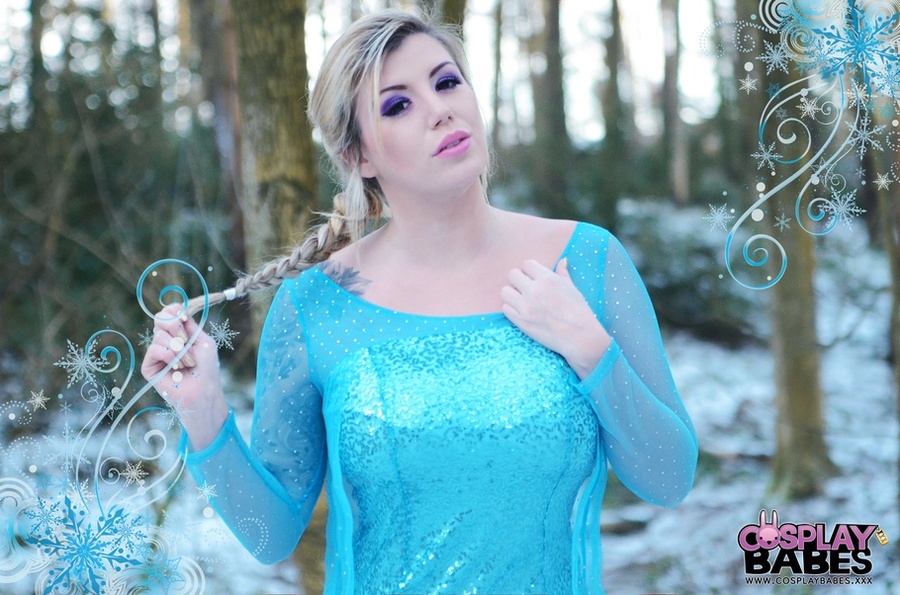 Straight out of Frozen, this blonde shows o - XXX Dessert - Picture 14